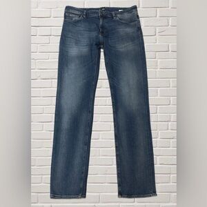 BOSS Hugo Boss 34x34 Stretch Straight Leg Jeans Medium Wash
